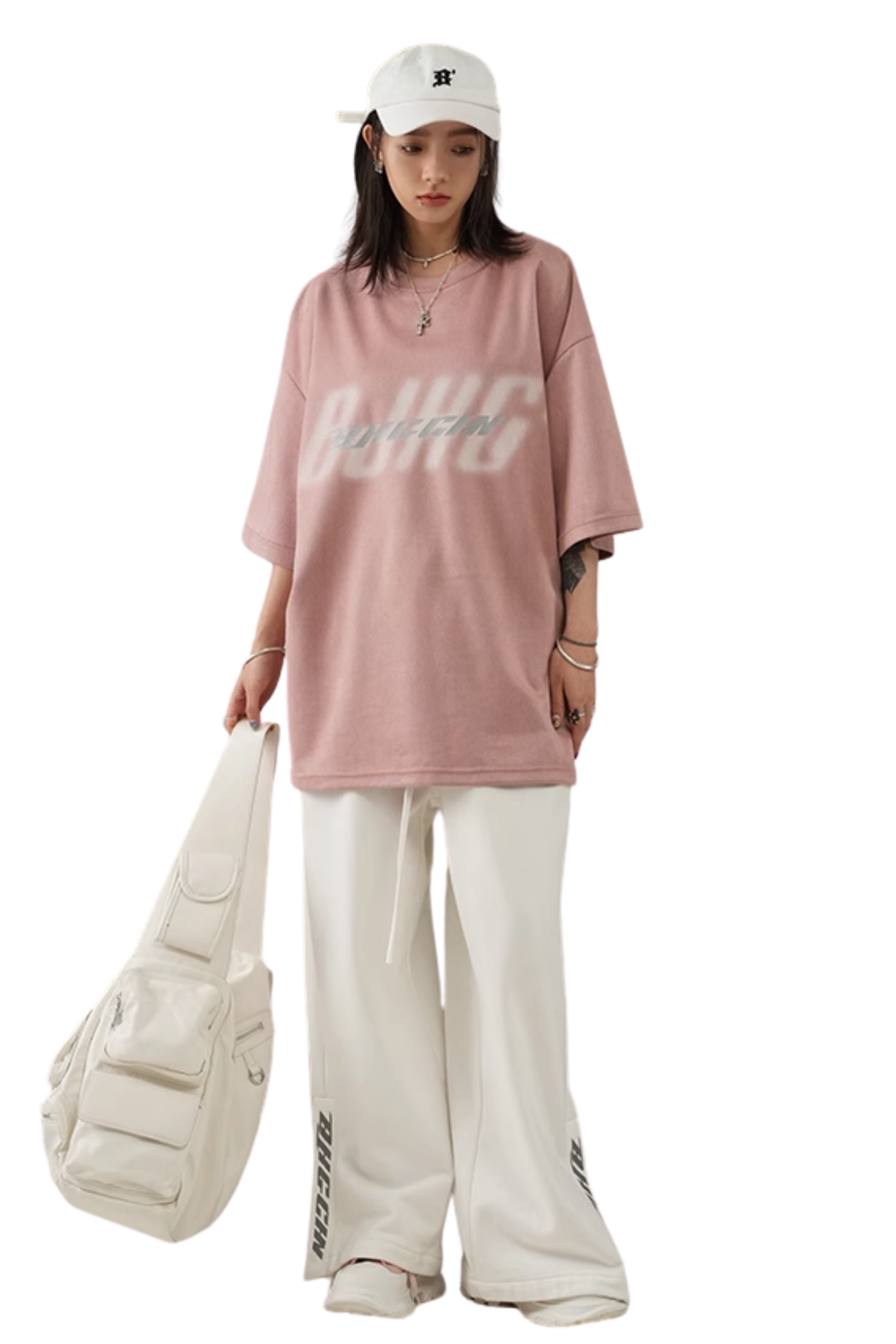 BJHG 3M Reflective Double Print Suede Tee