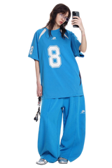 Masonprince No. 8 Jersey Style Cotton Tee