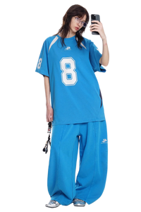 Masonprince No. 8 Jersey Style Cotton Tee