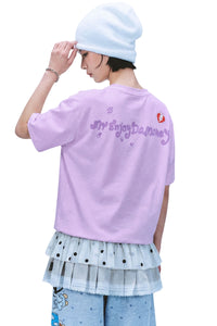MEDM × Niaoyiyi | Nap Cartoon Versatile Women Crew Tee