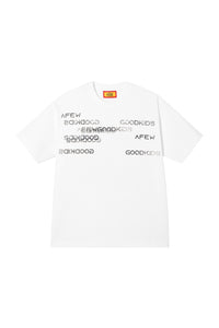 AFGK | Irregular Letter Tee, American High Street Unisex Loose T-Shirt