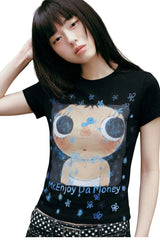 MEDM x YUY Jade Women's Casual Everyday Graphic T-Shirt
