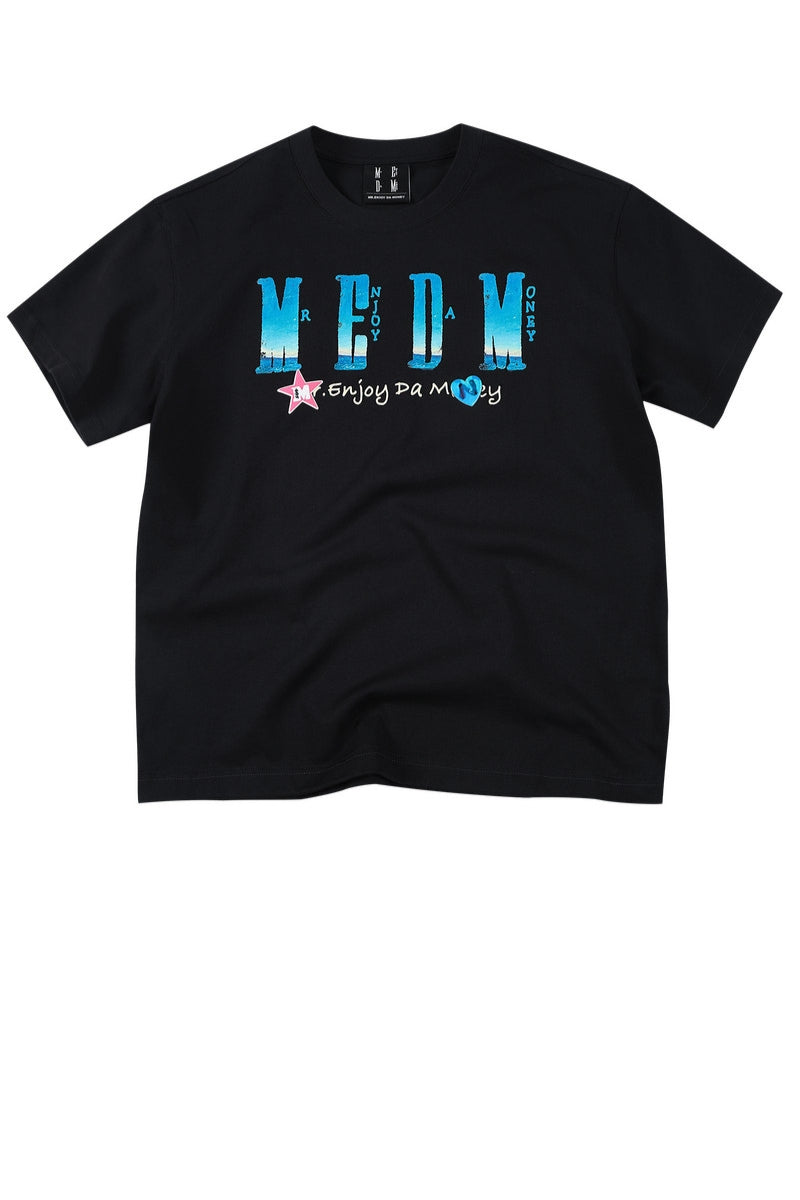 MEDM x NEWMASUS Selfie Print Loose Couple Tee