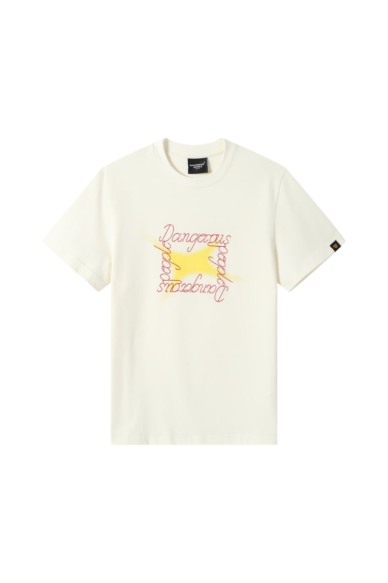Dangerouspeople DSP Star Print & Embroidery 100% Cotton Tee