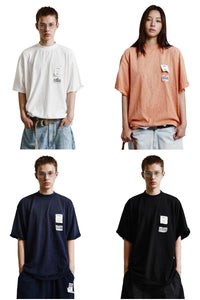 MASONPRINCE Art Stitch Irregular Distressed T-Shirt