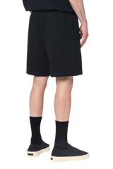 Fear Of God Essentials SS25 Soccer Fleece Shorts JET BLACK [160AS252000F]