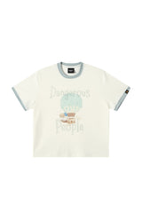 DangerousPeople DSP Color‑Block Ice‑Cream Hot‑Air‑Balloon Cool‑Touch Tee