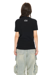 AFGK | Fitted Shoulder Stretch Tee, Unisex Solid Color Gym T-Shirt