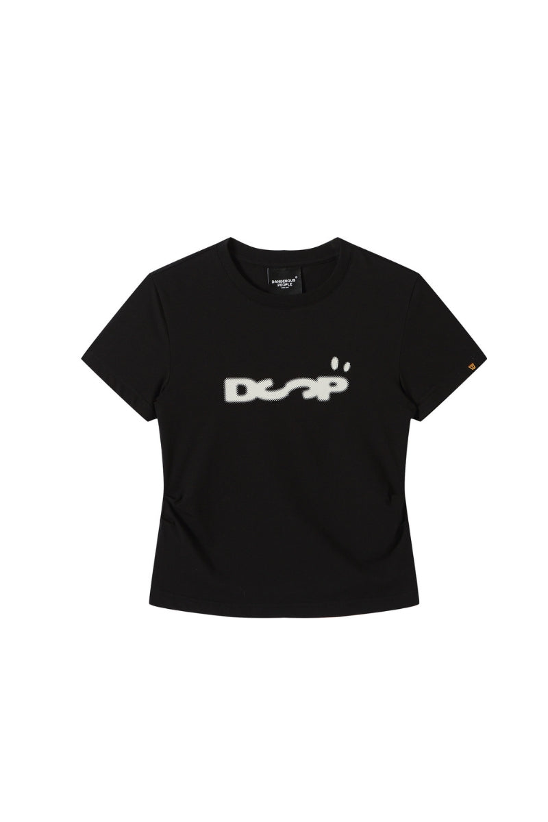 DangerousPeople｜Sorona Ruched Slim Fit Quick‑Dry T‑Shirt