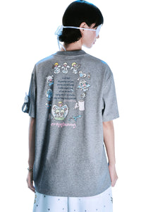 MEDM × Niaoyiyi | Angel Wing Sleeve Strap Women Tee