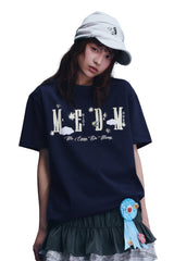MEDM x Iria's Mailbox Sky Crack Glitter Logo Tee