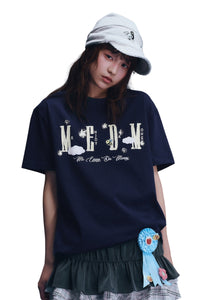 MEDM x Iria's Mailbox Sky Crack Glitter Logo Tee