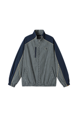 Dangerouspeople | Vintage Plaid Patchwork Contrast Jacket