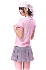 BJHG X Powerpuff Girls Women Fitted Short‑Sleeve T‑Shirt Summer Streetwear Top