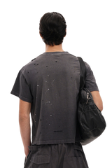 Masonprince Splash Ink Pony Marijuana Cotton Soft Old Short Sleeve Year of Horse