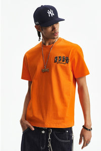 MEDM Jelly Air Cotton Double-Layer Leather Small Four-Character Short Sleeve