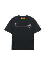 AFGK | Horse Logo Tee, American Streetwear Unisex Loose T-Shirt