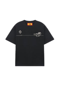 AFGK | Horse Logo Tee, American Streetwear Unisex Loose T-Shirt