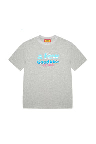 AFGK | Beach Towel Embroidery Shell Tee, Unisex Casual Couple T-Shirt