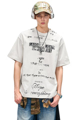 BJHG Men's Summer Cool‑Feel Retro Streetwear Graphic Tee