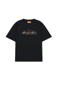 AFGK | Leopard Lace Patch Embroidered Tee, Unisex Summer Cotton T-Shirt