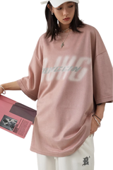BJHG 3M Reflective Double Print Suede Tee