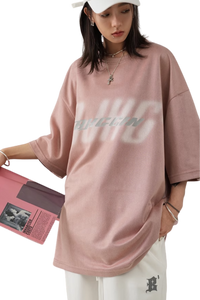 BJHG 3M Reflective Double Print Suede Tee