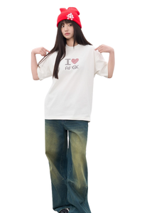 AFGK I Love AFGK Rhinestone Tee