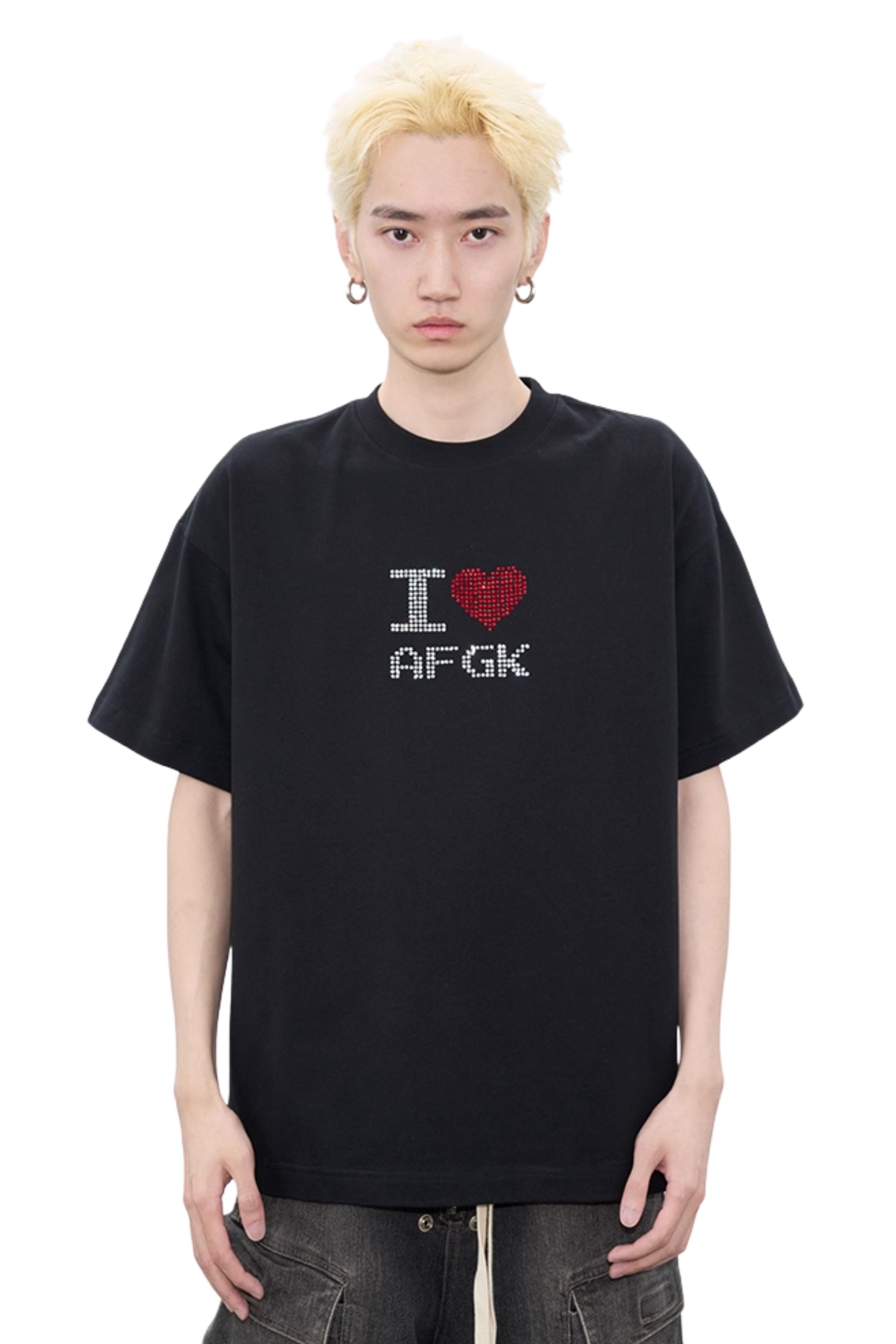 AFGK I Love AFGK Rhinestone Tee