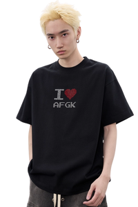 AFGK I Love AFGK Rhinestone Tee