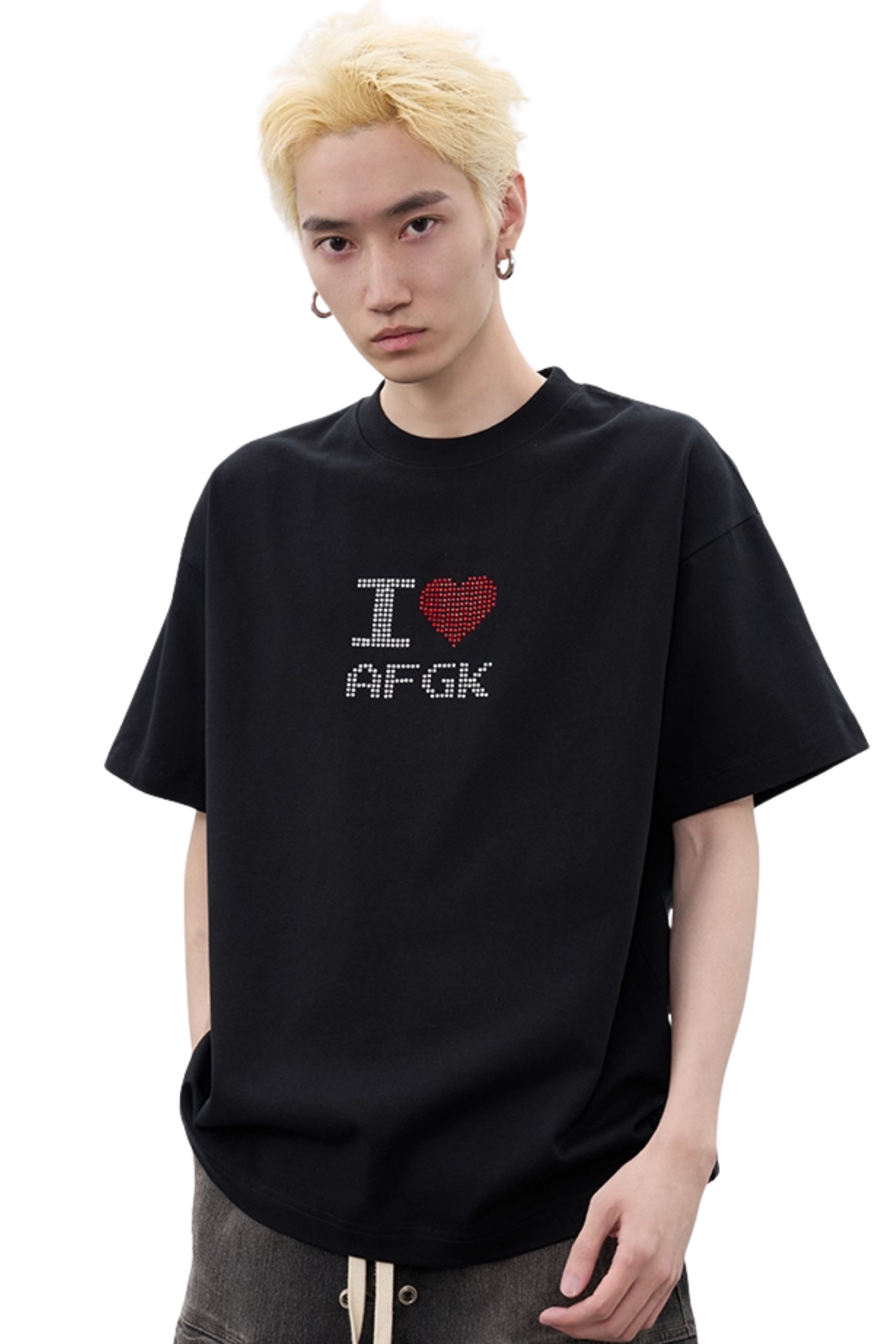 AFGK I Love AFGK Rhinestone Tee