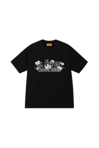 AFGK Lace Embroidery Pearl Stone Tee