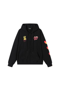 Dangerouspeople｜Zip Up Hoodie Drop Shoulder Streetwear