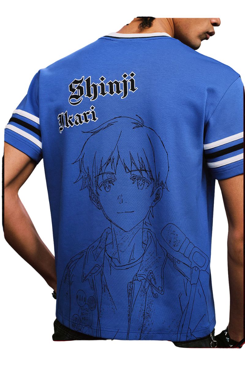 MEDM x EVA NEVER END Sketch Figure Embroidery Print Casual Tee