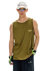 BJHG Men Quick‑Dry Sleeveless Tank Top Summer American Light Outdoor Fitness Vest