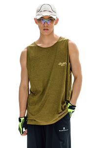 BJHG Men Quick‑Dry Sleeveless Tank Top Summer American Light Outdoor Fitness Vest