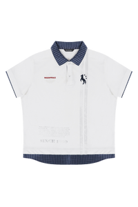Masonprince Fake Two Polo Tops