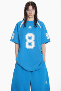 Masonprince No. 8 Jersey Style Cotton Tee