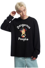 Dangerouspeople | Watercolor Paper Figure Drop Shoulder Tee