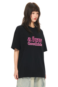 AFGK | Hollow Out Embroidered Tee, American Unisex Couple T-Shirt