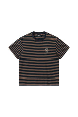 Dangerouspeople DSP Vintage Embroidered Small‑D Striped Tee