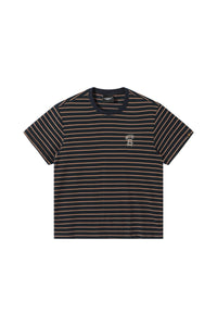 Dangerouspeople DSP Vintage Embroidered Small‑D Striped Tee
