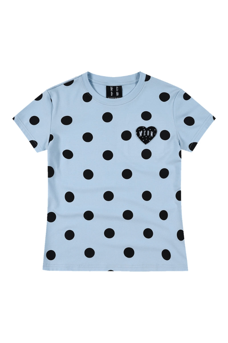 MEDM Rugby Logo Vintage Loose Couple T-Shirt