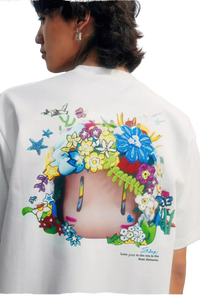MEDM x NEWMASUS Big Head Image Tee