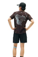 MEDM Contour Line Letter Print Tee