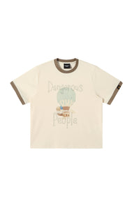DangerousPeople DSP Color‑Block Ice‑Cream Hot‑Air‑Balloon Cool‑Touch Tee