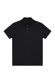 MEDM Patch Embroidery Stand Collar Unisex T-Shirt