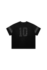 MASONPRINCE No.10 Team Faded Patch Linen Cotton Short Sleeve Tee