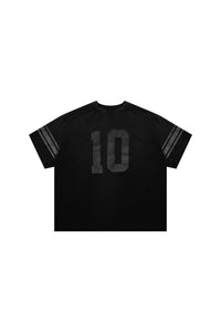 MASONPRINCE No.10 Team Faded Patch Linen Cotton Short Sleeve Tee