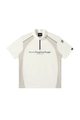 DangerousPeople DSP Outdoor Half‑Zip Quick‑Dry Cool‑Touch Tee